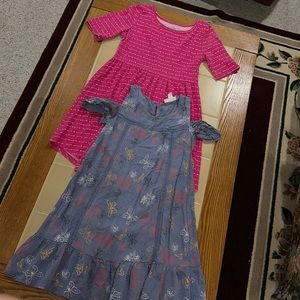 2 dresses size 7 girls